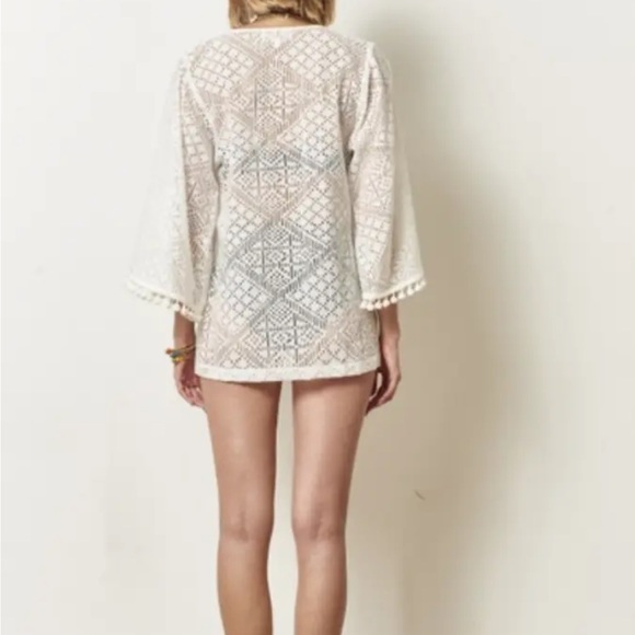 Anthropologie Corey Lynn Calter Pom Pom Cover Up - Picture 3 of 4